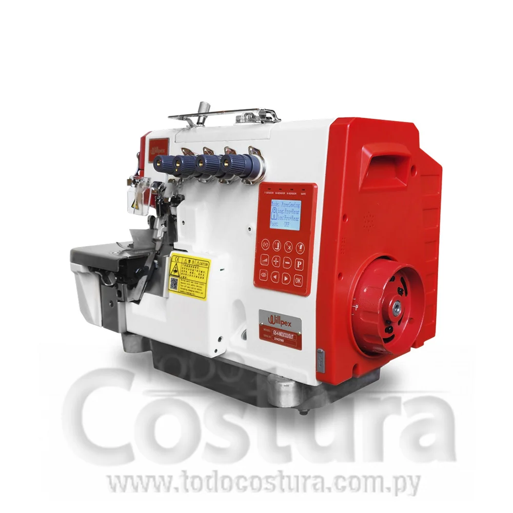 OVERLOCK (ELECTRONICA - 5 HILOS - LIVIANA) WILLPEX G5-5-02/223/SUT (MOTOR INCORPORADO)